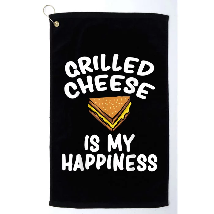 Grilled Cheese Cute Funny Sandwich Lover Design Platinum Collection Golf Towel