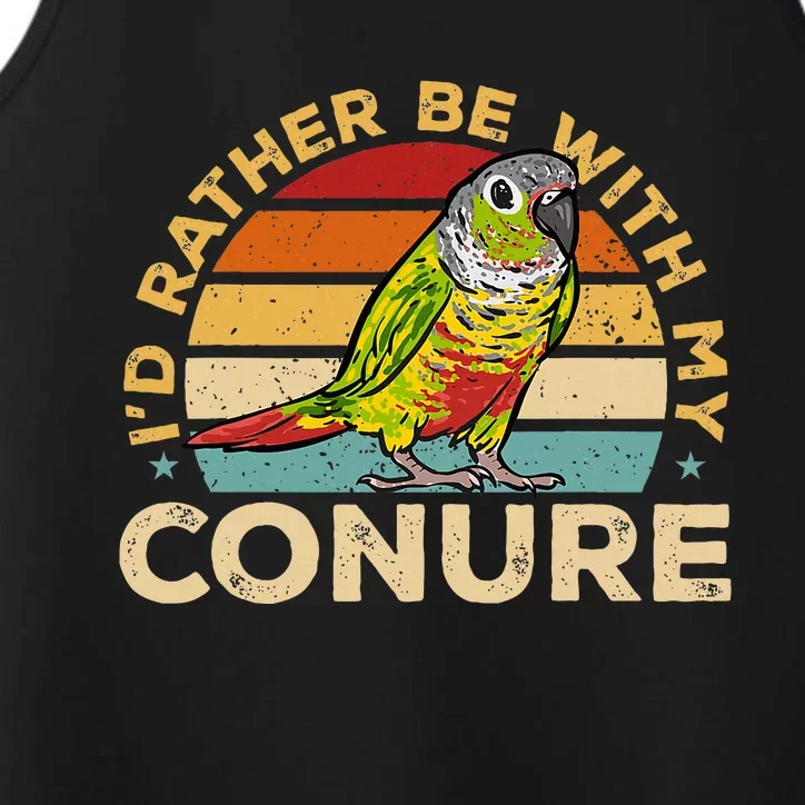 Green Cheek Conure ID Rather Be With My Conure Performance Tank