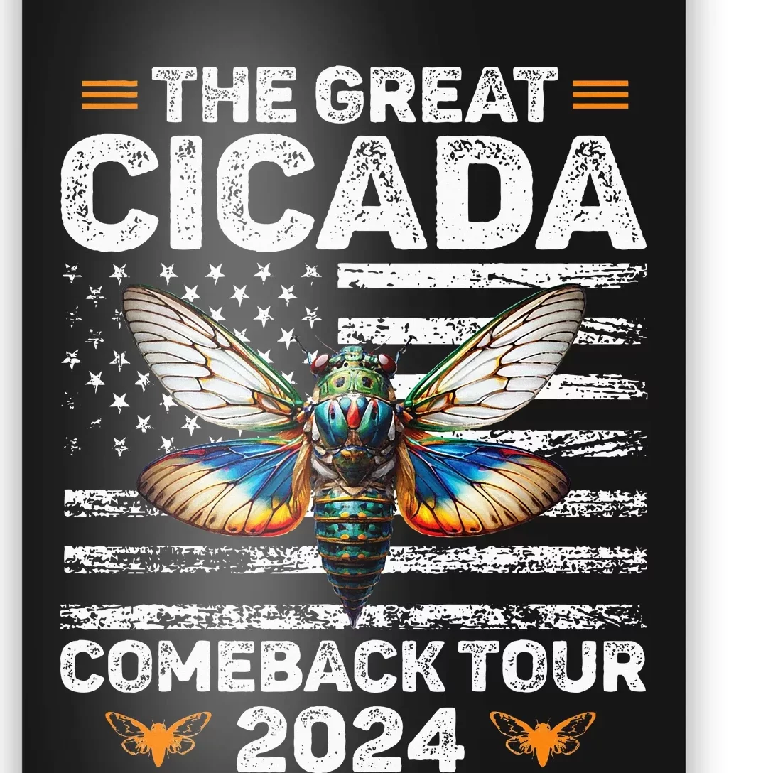 Great Cicada Come Back 2024 Cicada Invasion 2024 Poster