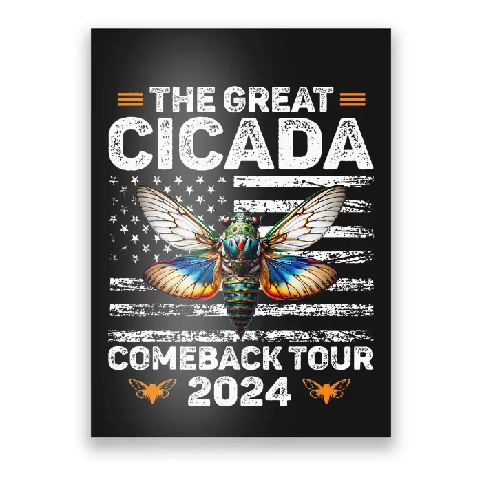 Great Cicada Come Back 2024 Cicada Invasion 2024 Poster