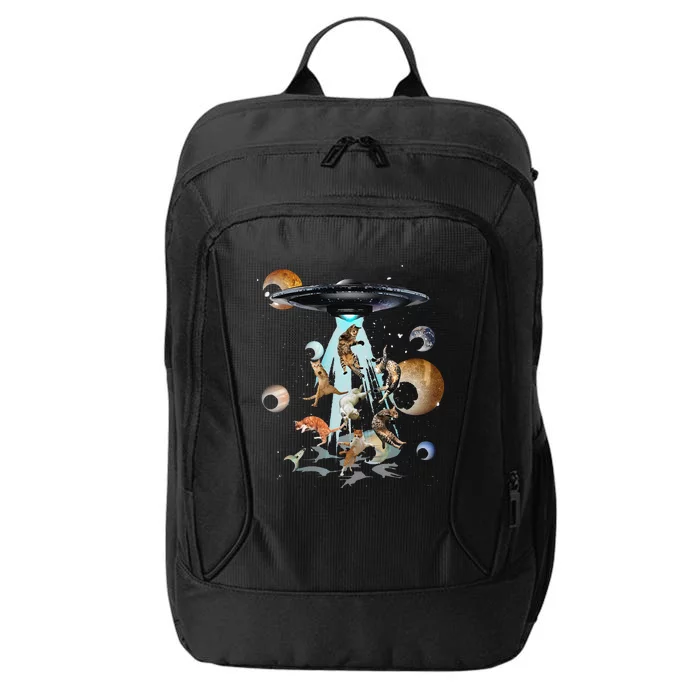 Galaxy Cat Cat UFO Apparel City Backpack