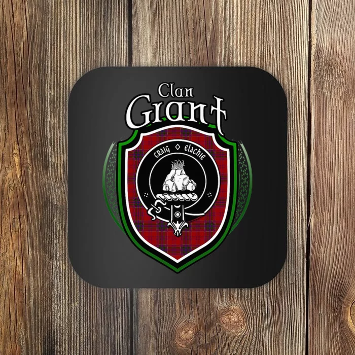 Grant Clan Crest Scottish Clan Grant Family Crest Badge Coaster