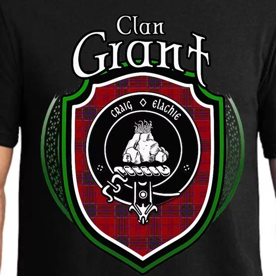 Grant Clan Crest Scottish Clan Grant Family Crest Badge Pajama Set