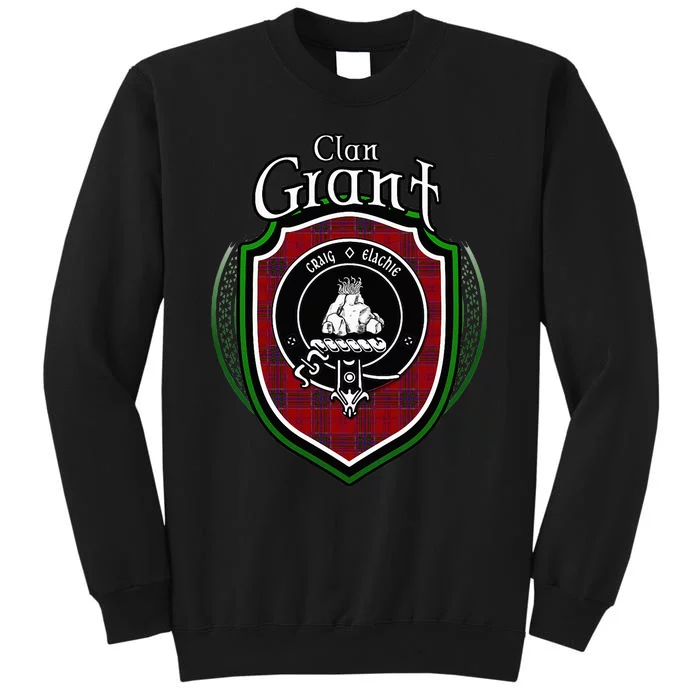 Grant Clan Crest Scottish Clan Grant Family Crest Badge Tall Sweatshirt