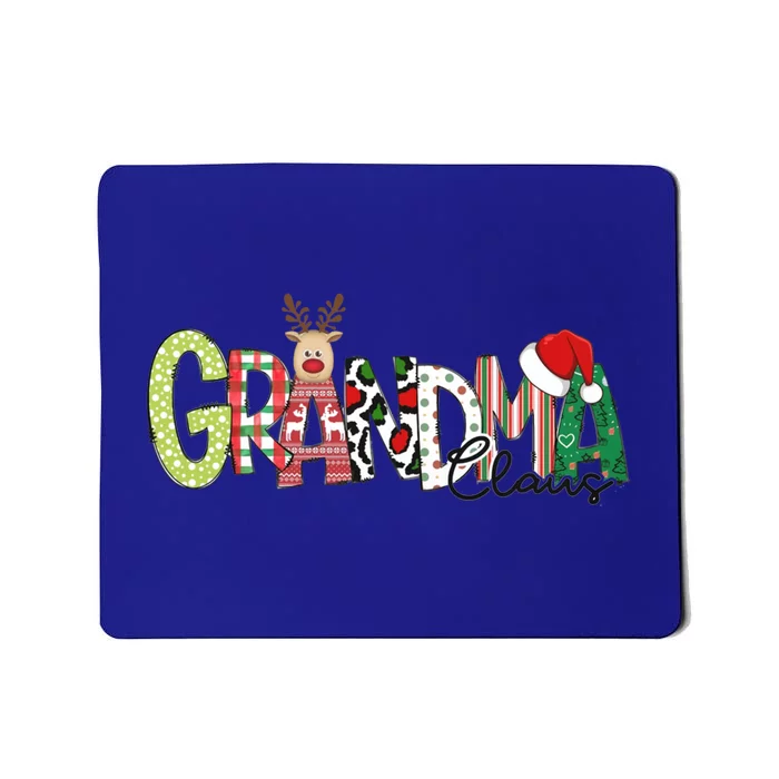 Grandma Claus Christmas Reindeer Matching Family Pajamas Meaningful Gift Mousepad