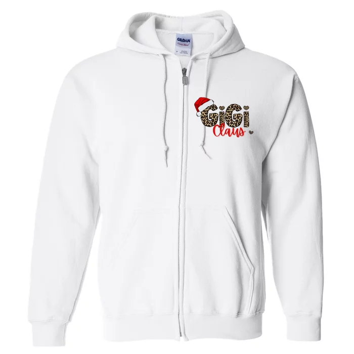 Gigi Claus Christmas Full Zip Hoodie