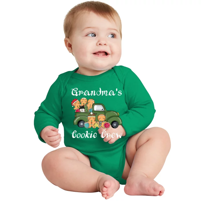 GrandmaS Cookie Crew Baby Long Sleeve Bodysuit