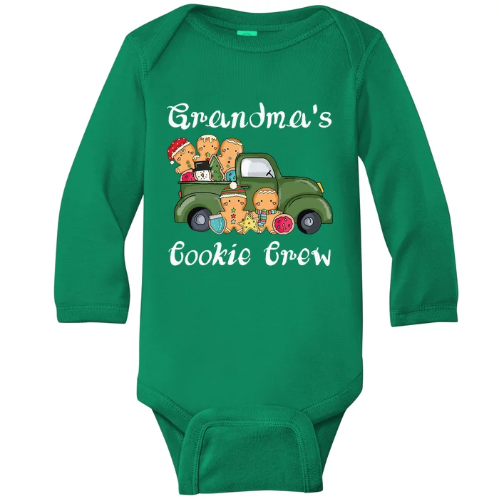 GrandmaS Cookie Crew Baby Long Sleeve Bodysuit