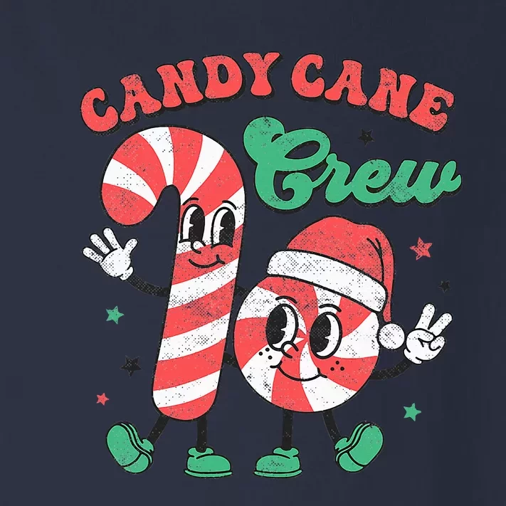 Groovy Candy Cane Crew Christmas Love Candy Toddler Long Sleeve Shirt