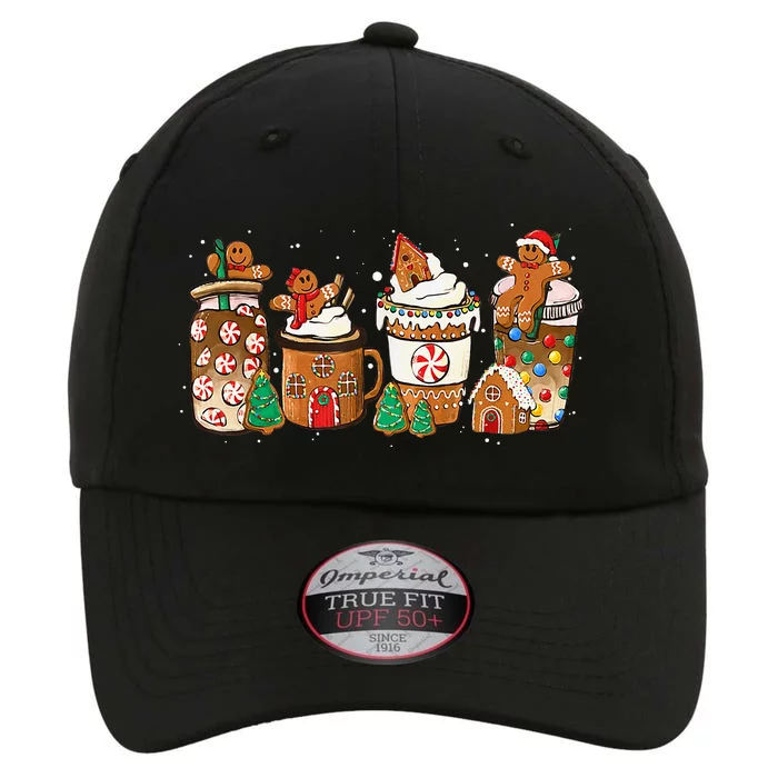 Gingerbread Cookie Christmas Coffee Cups Latte Drink Outfit The Original Performance Cap