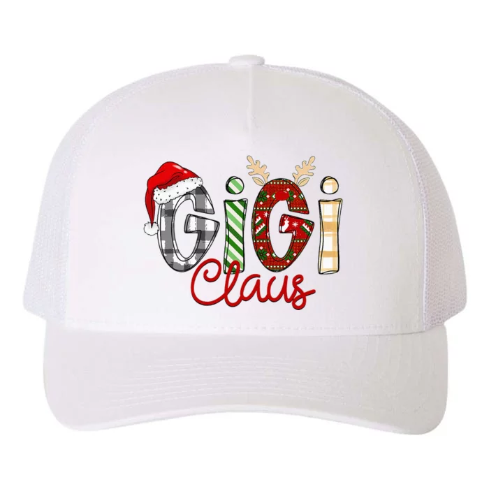 Gigi Clause Christmas Family Matching Xmas Pajamas Reindeer Yupoong Adult 5-Panel Trucker Hat