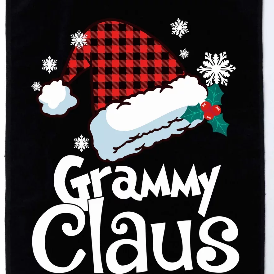 Grammy Claus Christmas Santa Family Matching Pajamas Xmas Platinum Collection Golf Towel