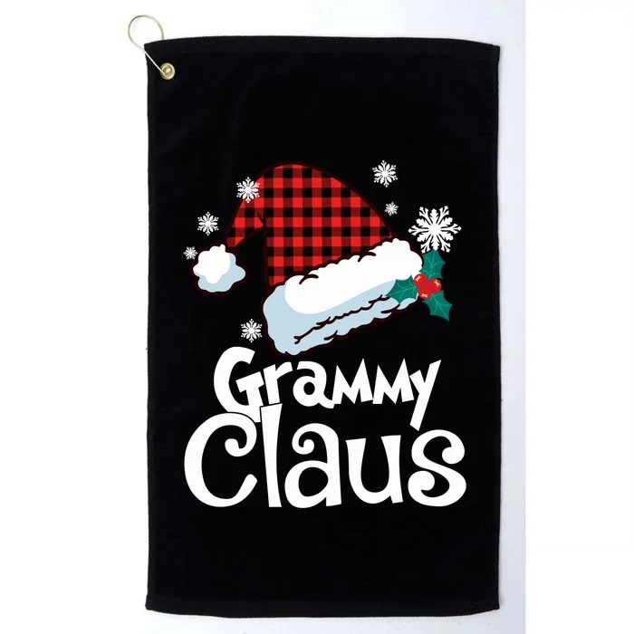 Grammy Claus Christmas Santa Family Matching Pajamas Xmas Platinum Collection Golf Towel