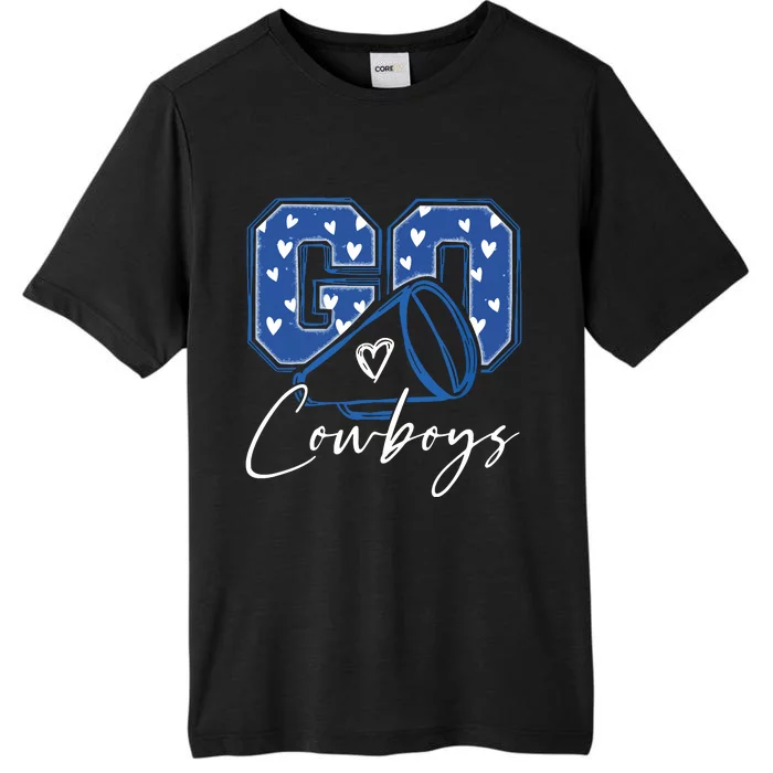 Go Cheer Cowboys Design Gift ChromaSoft Performance T-Shirt