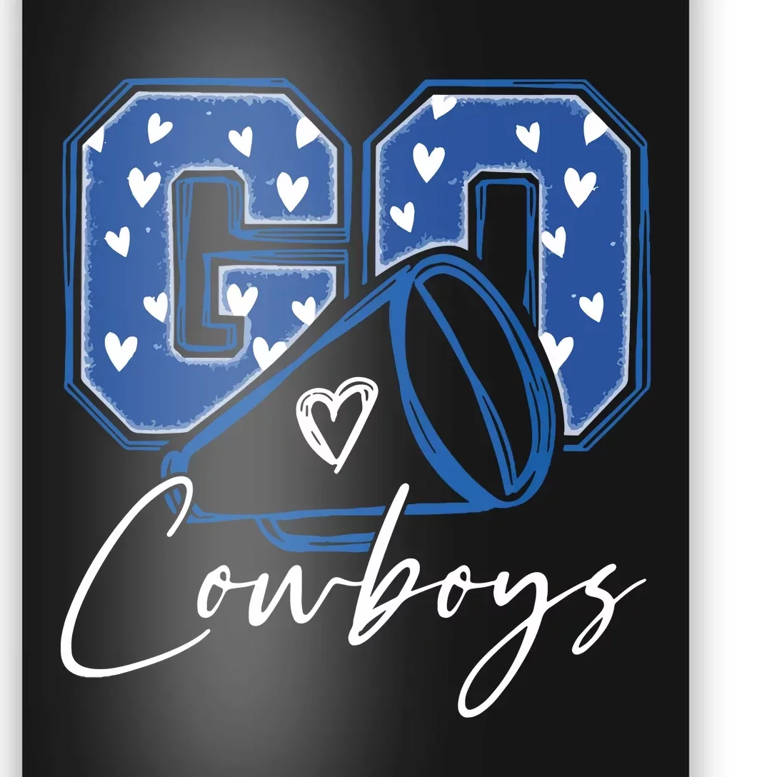 Go Cheer Cowboys Design Gift Poster