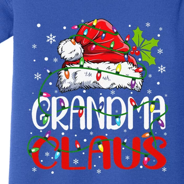 Grandma Claus Christmas Santa Matching Family Xmas Pajamas Baby Bodysuit