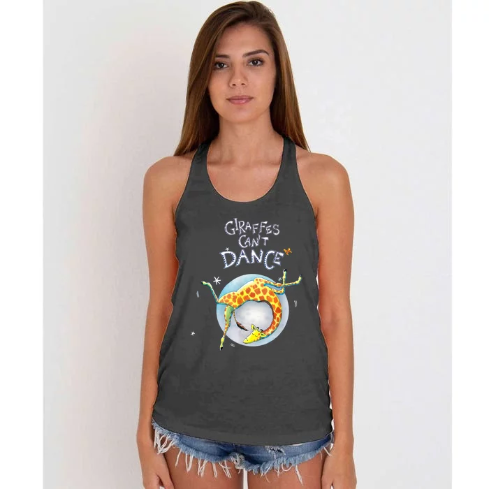 Giraffes Can't Dance For And Family Women's Knotted Racerback Tank