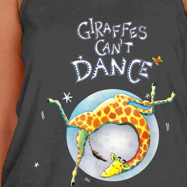 Giraffes Can't Dance For And Family Women's Knotted Racerback Tank