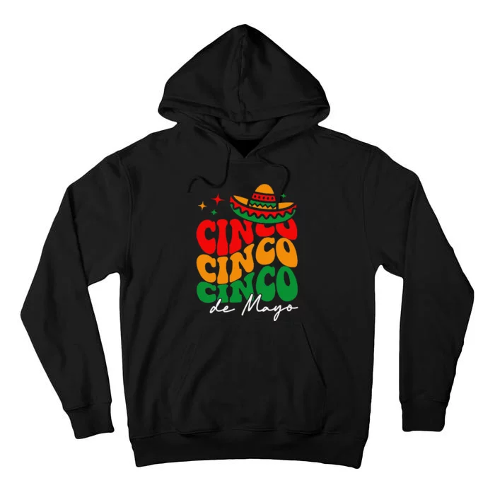 Groovy Cinco De Mayo Mexican Fiesta 5 De Mayo Tall Hoodie