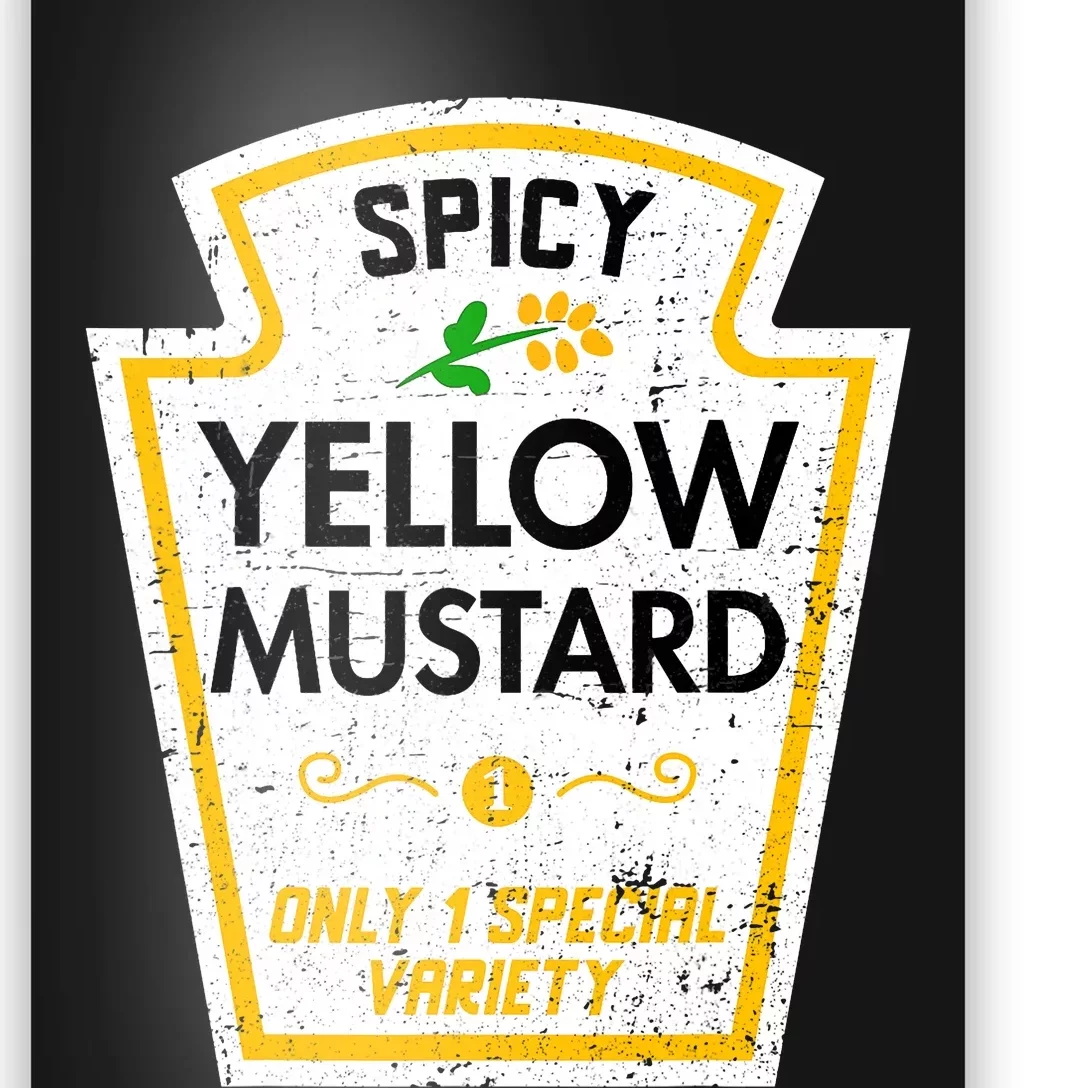 Group Condiments Diy Halloween Costume Funny Yellow Mustard Poster