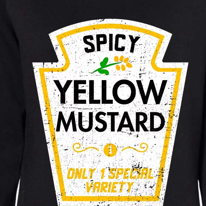 Group Condiments Diy Halloween Costume Funny Yellow Mustard Womens California Wash Sweatshirt