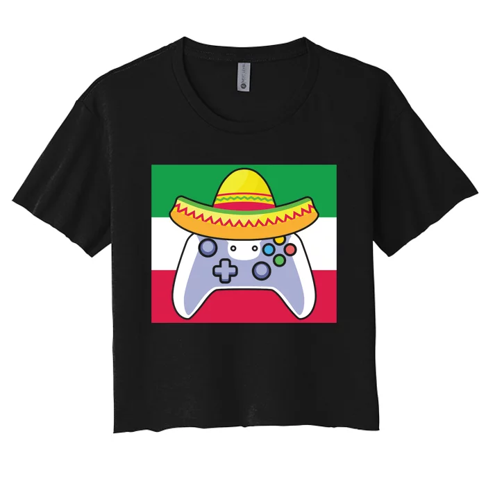 Gamer Cinco De Mayo T Women's Crop Top Tee