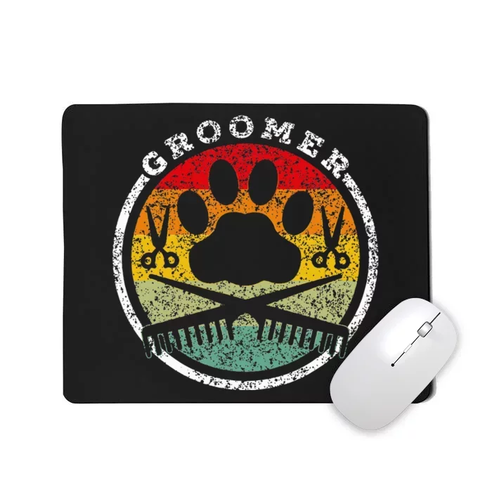 Groomer Cute Dogs Dog Grooming Mousepad