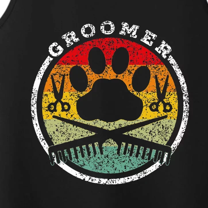 Groomer Cute Dogs Dog Grooming Performance Tank