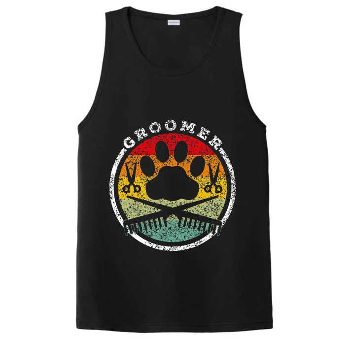 Groomer Cute Dogs Dog Grooming Performance Tank