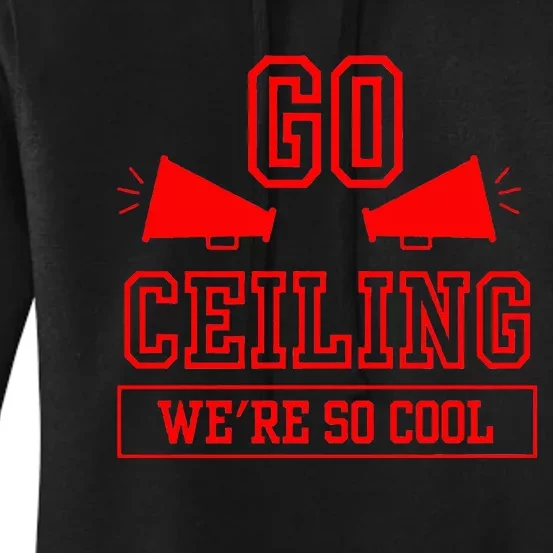 Go ceiling dad pun ceiling fan silly funny Women's Pullover Hoodie