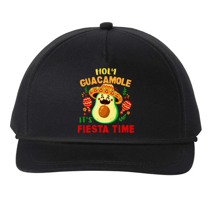 Guacamole Cinco De Mayo Mexican Fiesta Snapback Five-Panel Rope Hat