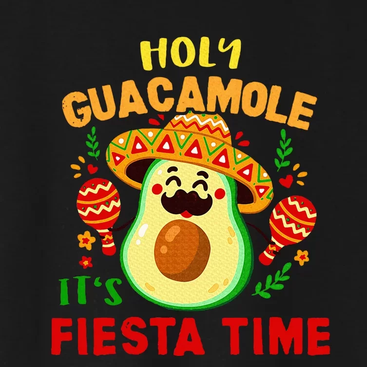 Guacamole Cinco De Mayo Mexican Fiesta Women's Crop Top Tee