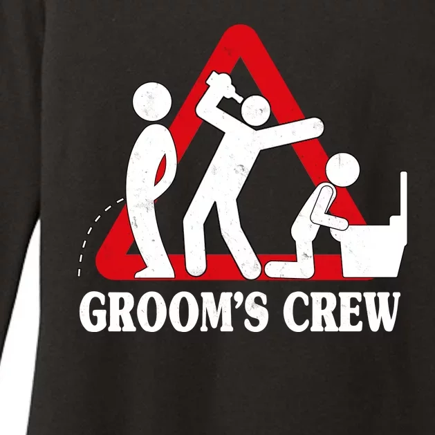 Grooms Crew Drunk Bachelor Party Womens CVC Long Sleeve Shirt