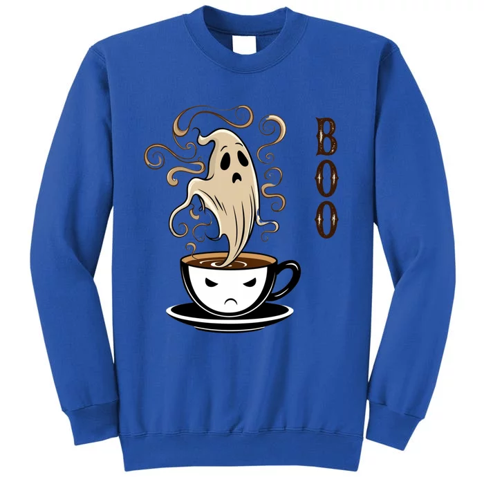 Ghostly Coffee Delight Vintage Style Tall Sweatshirt