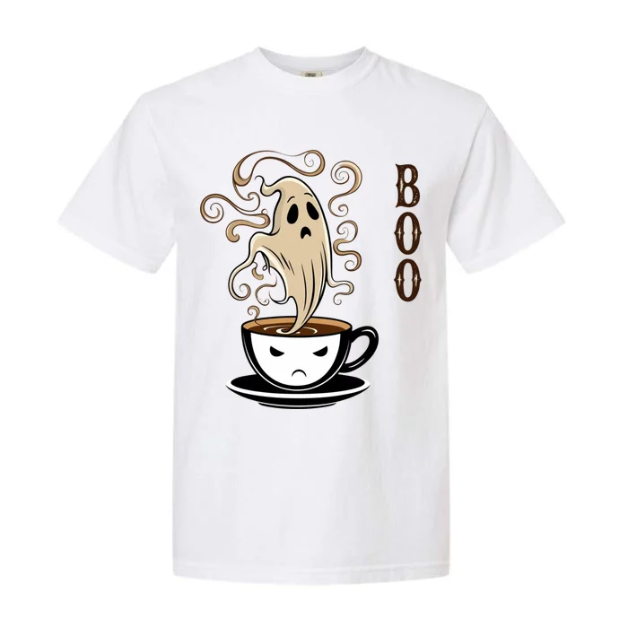 Ghostly Coffee Delight Vintage Style Garment-Dyed Heavyweight T-Shirt