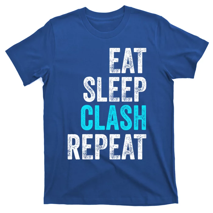 Gaming Clan Eat Sleep Clash Repeat Clans Vintage Great Gift T-Shirt