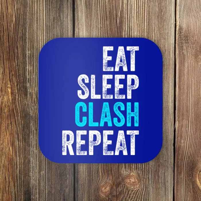 Gaming Clan Eat Sleep Clash Repeat Clans Vintage Great Gift Coaster