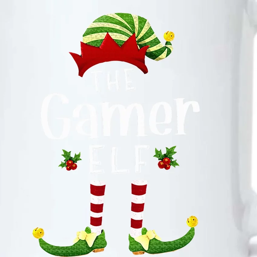 Gamer Christmas Elf Matching Pajama XMas Party Black Color Changing Mug