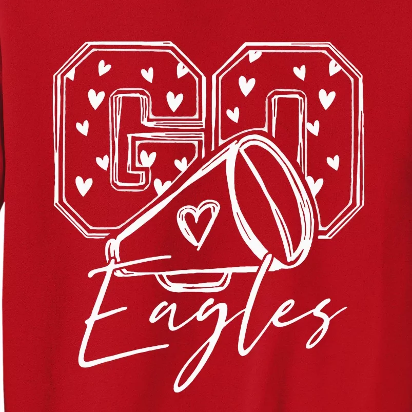 Go Cheer Eagles Design Gift Sweatshirt