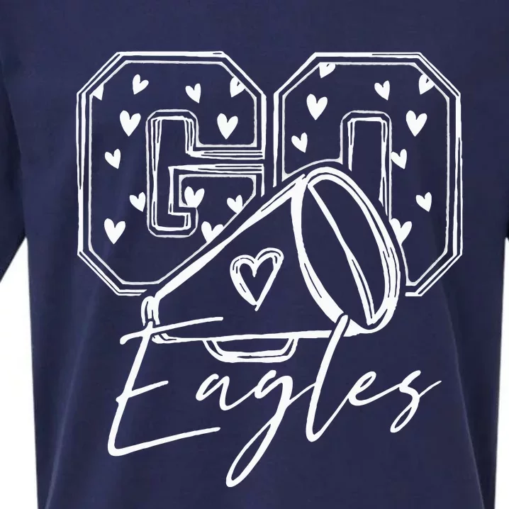 Go Cheer Eagles Design Gift Sueded Cloud Jersey T-Shirt