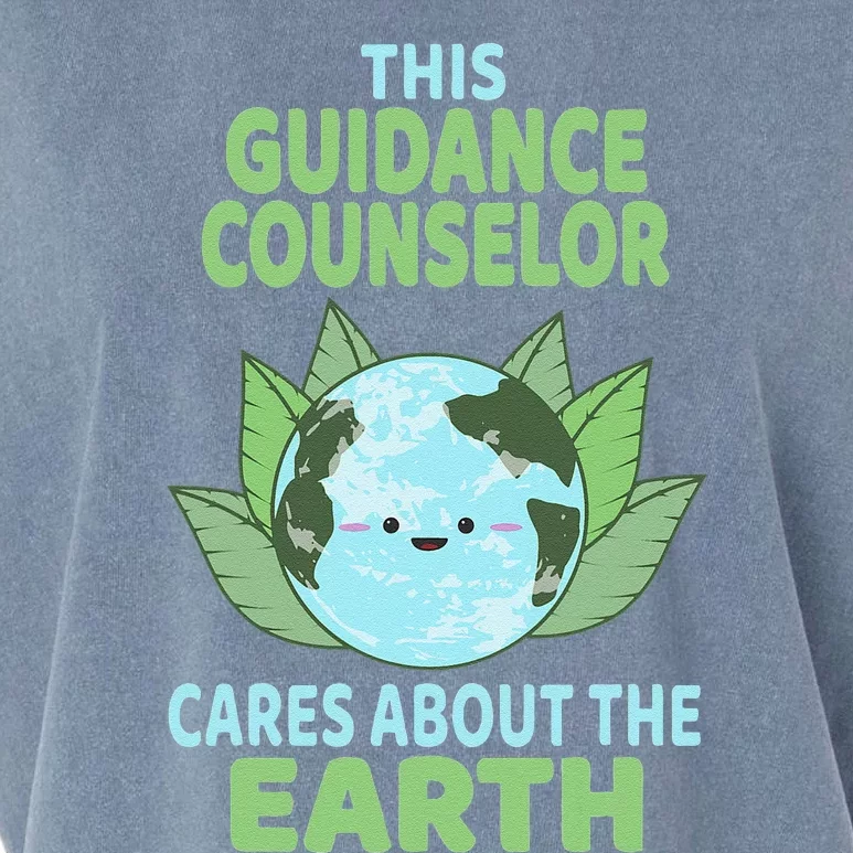 Guidance Counselor Earth Day School Classroom Garment-Dyed Women's Muscle Tee