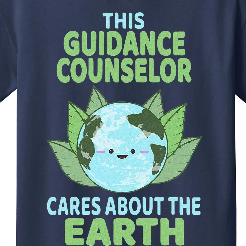 Guidance Counselor Earth Day School Classroom Kids T-Shirt