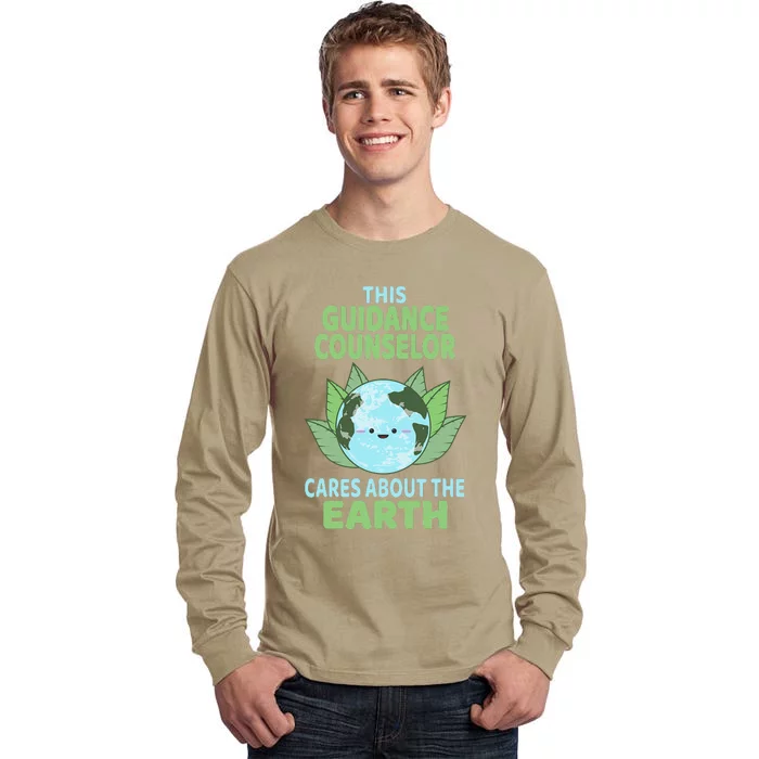 Guidance Counselor Earth Day School Classroom Tall Long Sleeve T-Shirt