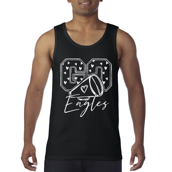 Go Cheer Eagles Design Gift For Women Tank Top