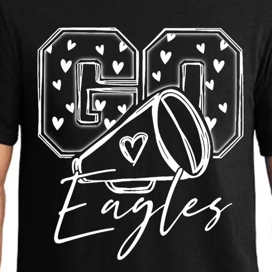 Go Cheer Eagles Design Gift Pajama Set