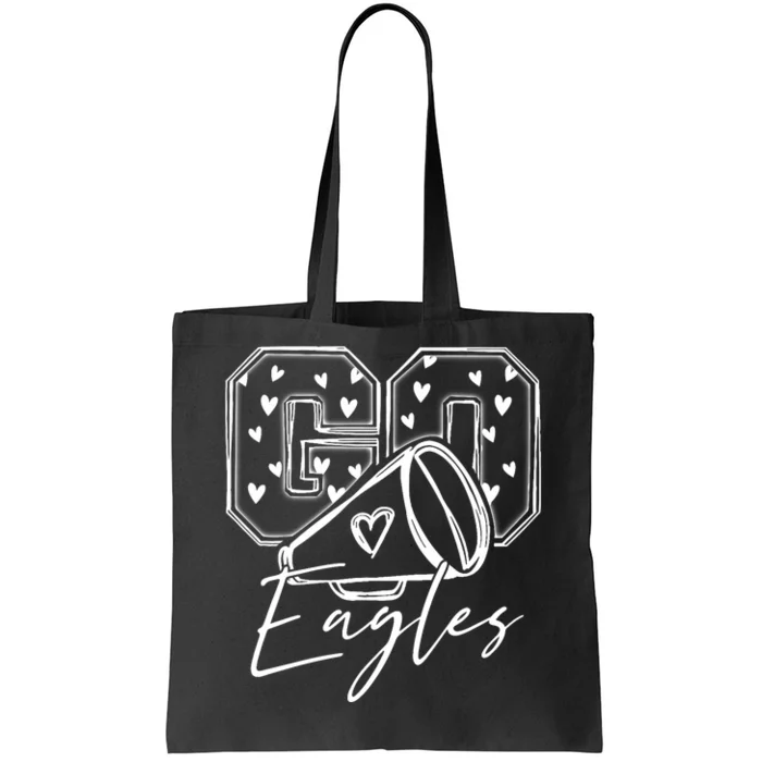 Go Cheer Eagles Design Gift Tote Bag