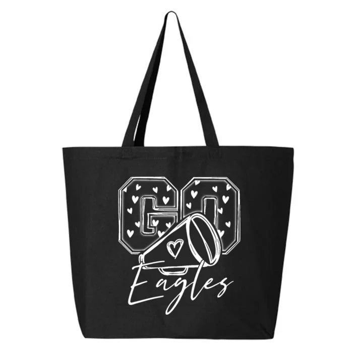 Go Cheer Eagles Design Gift 25L Jumbo Tote