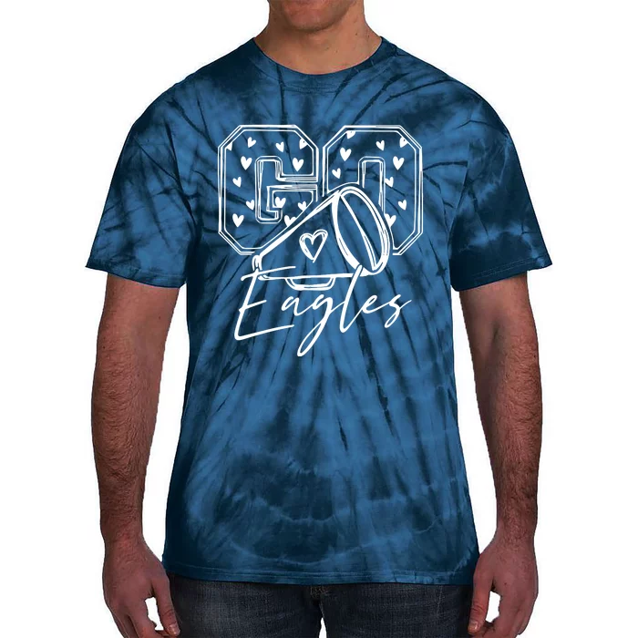 Go Cheer Eagles Design Gift Tie-Dye T-Shirt