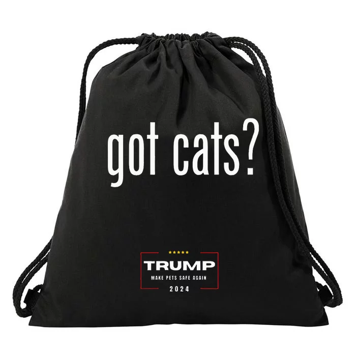 Got Cats Eating The Dogs Cats Drawstring Bag