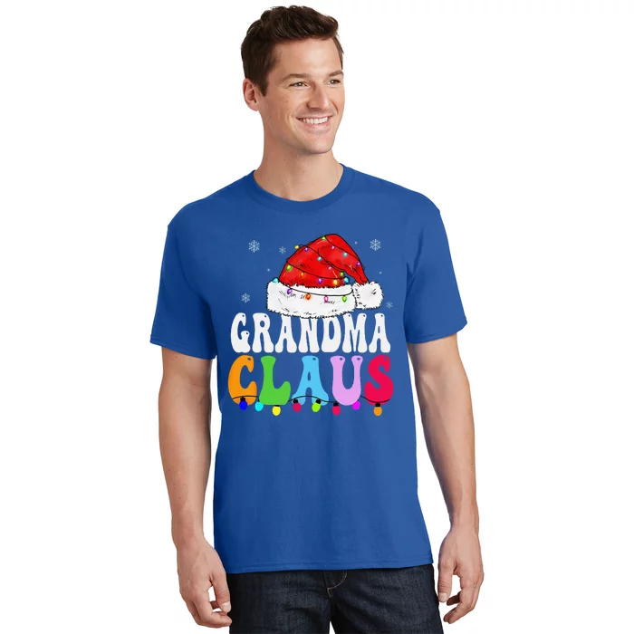 Grandma Claus Funny Xmas Family Matching Grandma Christmas T-Shirt